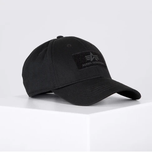 Alpha Industries Kšiltovka Velcro - černá