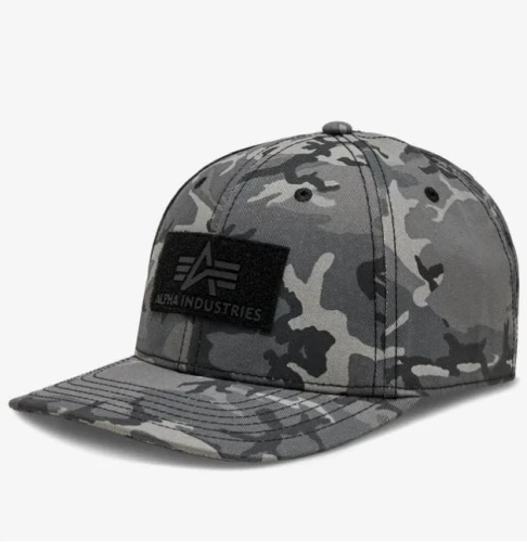 Alpha Industries Kšiltovka Velcro - camo
