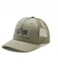 Alpha Industries Kšiltovka Basic Trucker - tmavě zelená