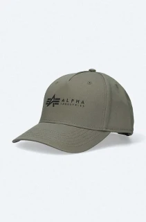 Alpha Industries Kšiltovka Alpha - tmavě zelená
