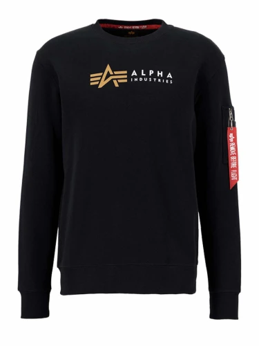 Alpha Industries Pánská mikina Alpha Label - černá