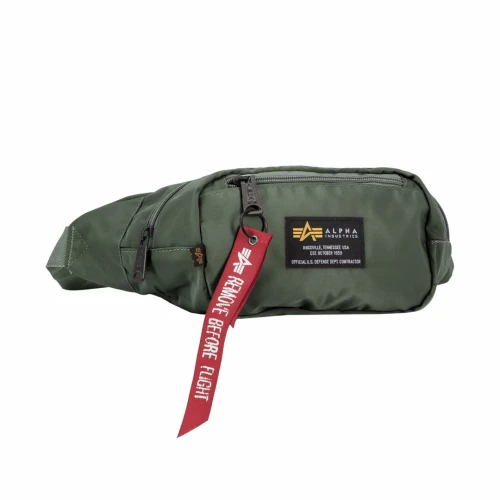 Alpha Industries Ledvinka Crew Waist - zelená