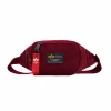Alpha Industries Ledvinka Crew Waist - tmavě červené