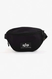 Alpha Industries Ledvinka Rubber Print Waistbag - černá