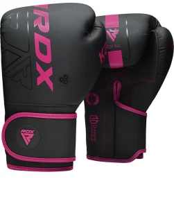 RDX Boxerské rukavice F6 Kara - černo/růžové