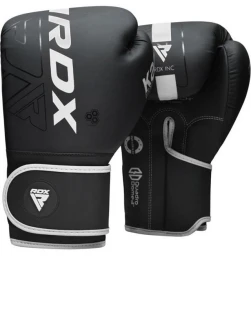 RDX Dětské Boxerské rukavice F6 Kara - černo/bílé