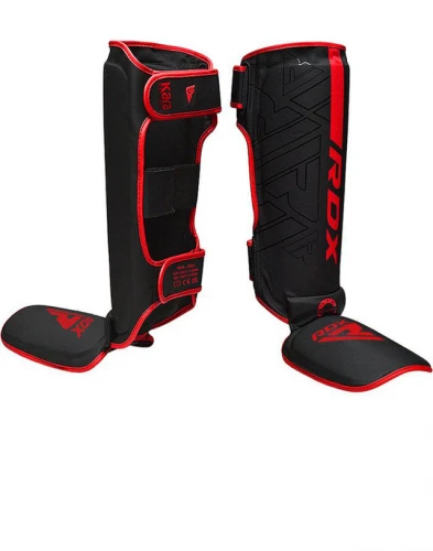 RDX Chrániče holení F6 KARA MMA - černo/červené