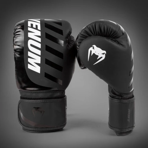 Boxerské rukavice VENUM CHALLENGER 3.0 Shockwave - Black