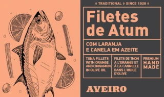 Aveiro Tuňákové filety v olivovém oleji s pomerančem a…