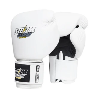 StormCloud Rukavice do Muay Thai Blizzard Classic Bílé