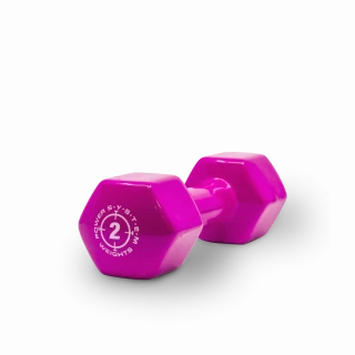 Power System Vinyl Dumbell 2 kg purple
