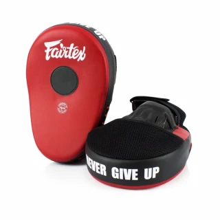 Fairtex velké boxerské lapy - syntetická kůže - červená…