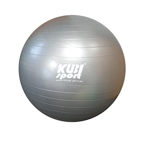 KUBIsport Gymnastický míč 55 cm stříbrný
