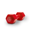 Power System Vinyl Dumbell 3 kg red