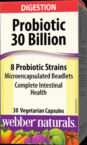 WEBBER NATURALS Probiotic 30 Billion 30 kapslí