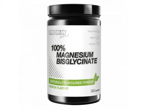 Prom-In 100% Magnesium Bisglycinate 390 g lemon