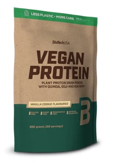 BioTech Vegan Protein 500 g vanilla cookie