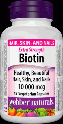 Webber naturals Biotin 10 000 mcg 45 cps