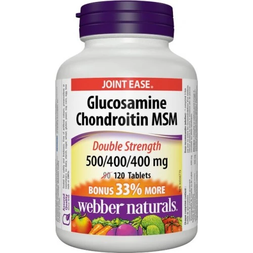 Webber Naturals Glucosamine Chondroitine MSM 500/400/400 mg…