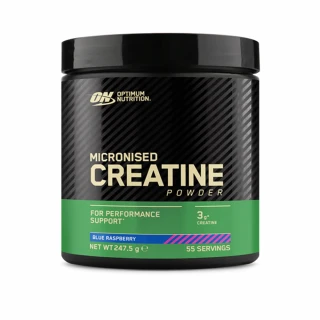 Optimum Nutrition Micronised Creatine Powder blue raspberry…