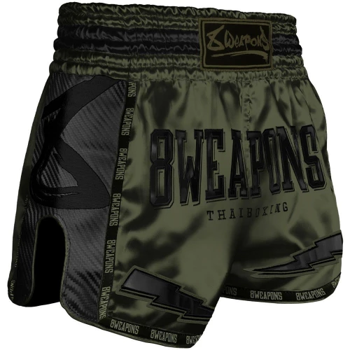 8 WEAPONS Muay Thai trenky Carbon - Underworld Olive
