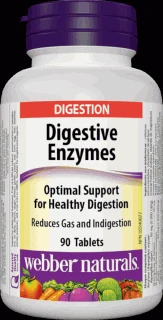 Webber Naturals Trávicí Enzymy 90 kapslí