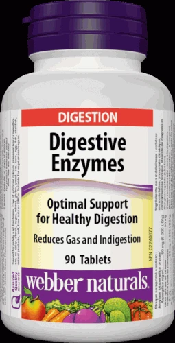 Webber Naturals Trávicí Enzymy 90 kapslí