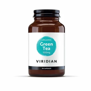 Viridian 100% Organic Green Tea 90 kapslí