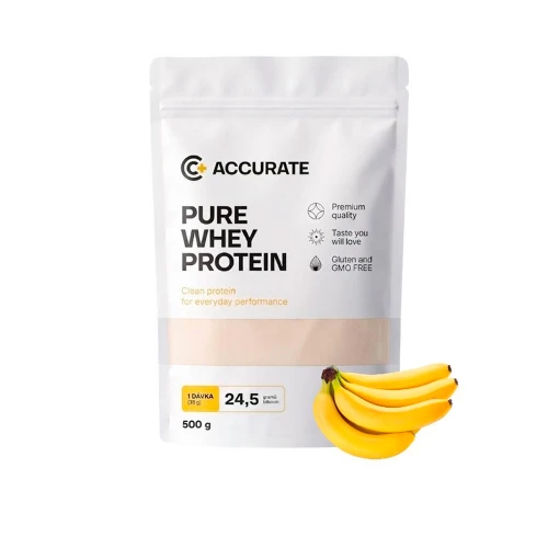 Accurate+ Pure Whey banana 500 g