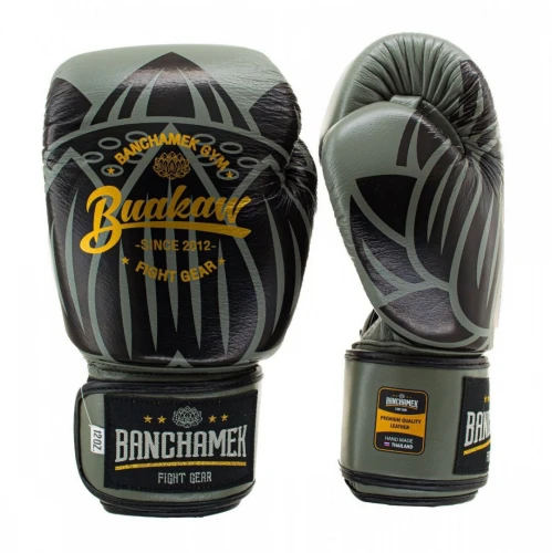 Buakaw Rukavice boxerské Banchamek Gym Khaki