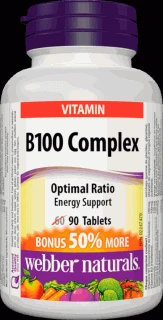 Webber Naturals B100 Complex 90 tbl