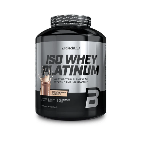 BioTech Iso Whey Platinum cookies cream 1816 g