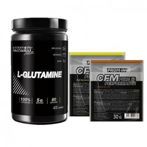 AKCE Prom-In L-Glutamine 400 g + ZDARMA 2x CFM Pure…
