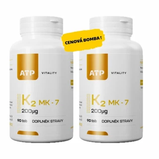 AKCE 1+1 ZDARMA ATP Vitality K2 MK-7 200µg 90 tob