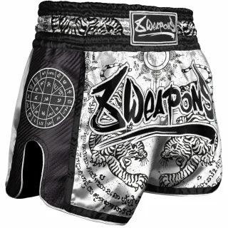 8 WEAPONS Muay Thai trenky Carbon - SAK YANT TIGERS -&hellip;
