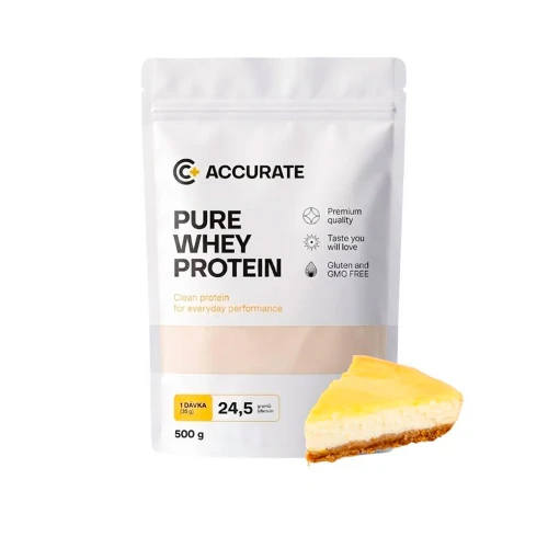 Accurate+ Pure Whey lemon cheesecake 500 g
