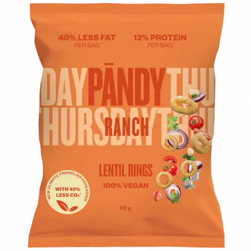 Pandy Lentil Chips Sticks ranch 50 g