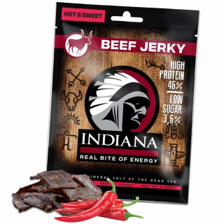 Indiana Jerky Hovězí Hot&Sweet 25 g