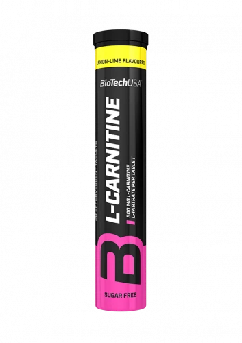 BioTech L-Carnitine 500 20 tbl lemon lime (šumivé)