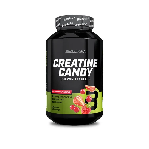 BioTech Creatine Candy red berry 240 tbl