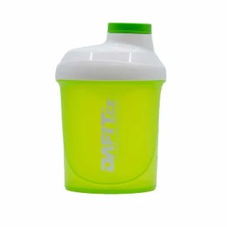 Dafit Šejkr 300 ml světle zelená, bílé logo