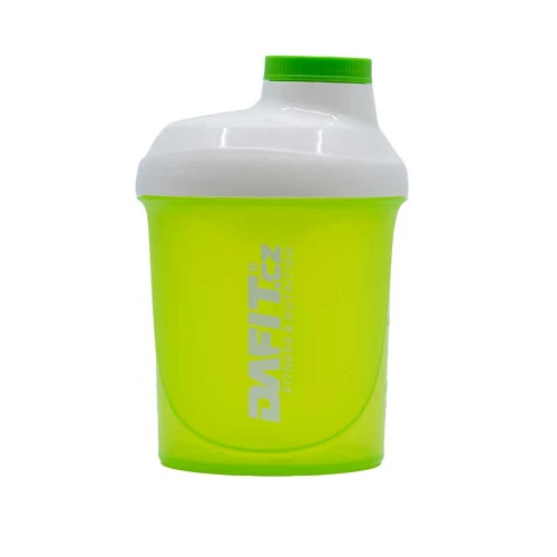 Dafit Šejkr 300 ml světle zelená, bílé logo