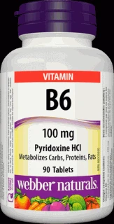 Webber Naturals Vitamin B6 90 tablet