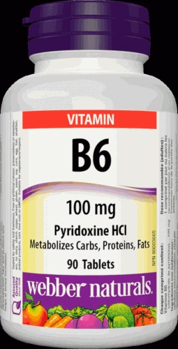 Webber Naturals Vitamin B6 90 tablet