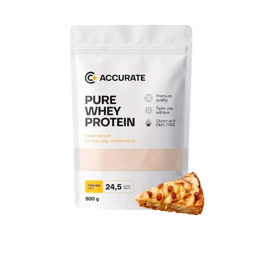 Accurate+ Pure Whey apple pie 500 g