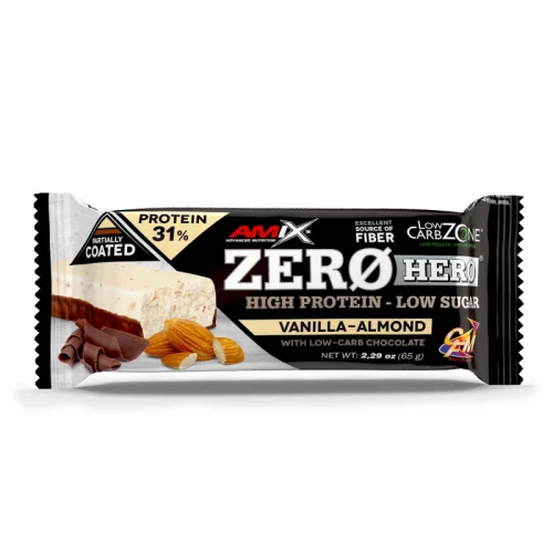 Amix Zero Hero 31% Protein Bar 65 g vanilla almond