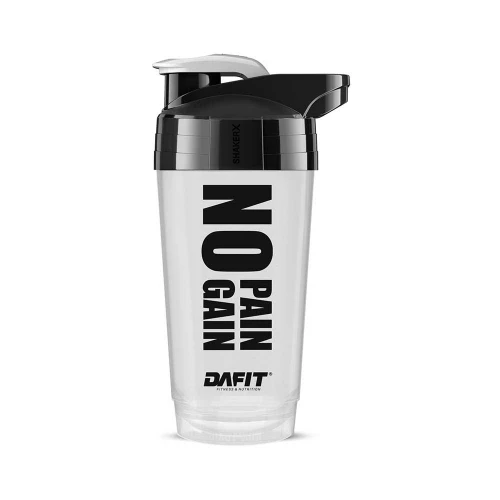 Dafit Šejkr NO PAIN NO GAIN bílá/černá 700 ml