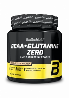 BioTech BCAA + Glutamine Zero 480 g peach ice tea