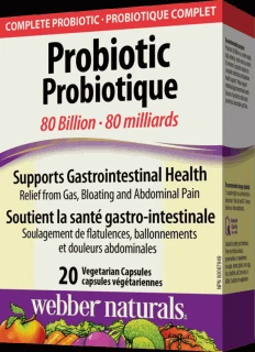 Webber naturals Probiotic 80 billion 20 cps