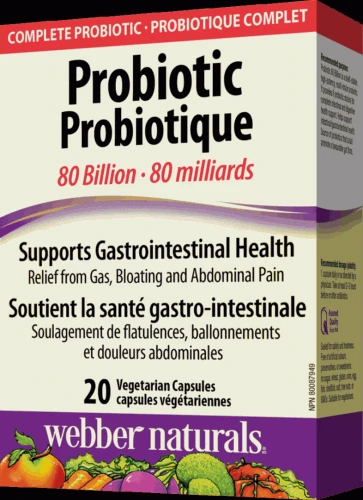 Webber naturals Probiotic 80 billion 20 cps